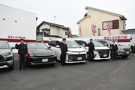 多くのトヨタ車両販売実績